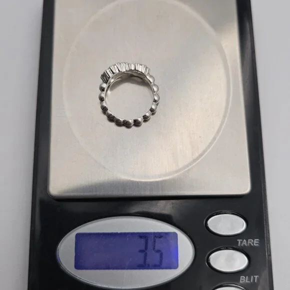 Size 6 Sterling Silver Cubic Zirconia Infinity Symbol Ring A2525 - Picture 9 of 9